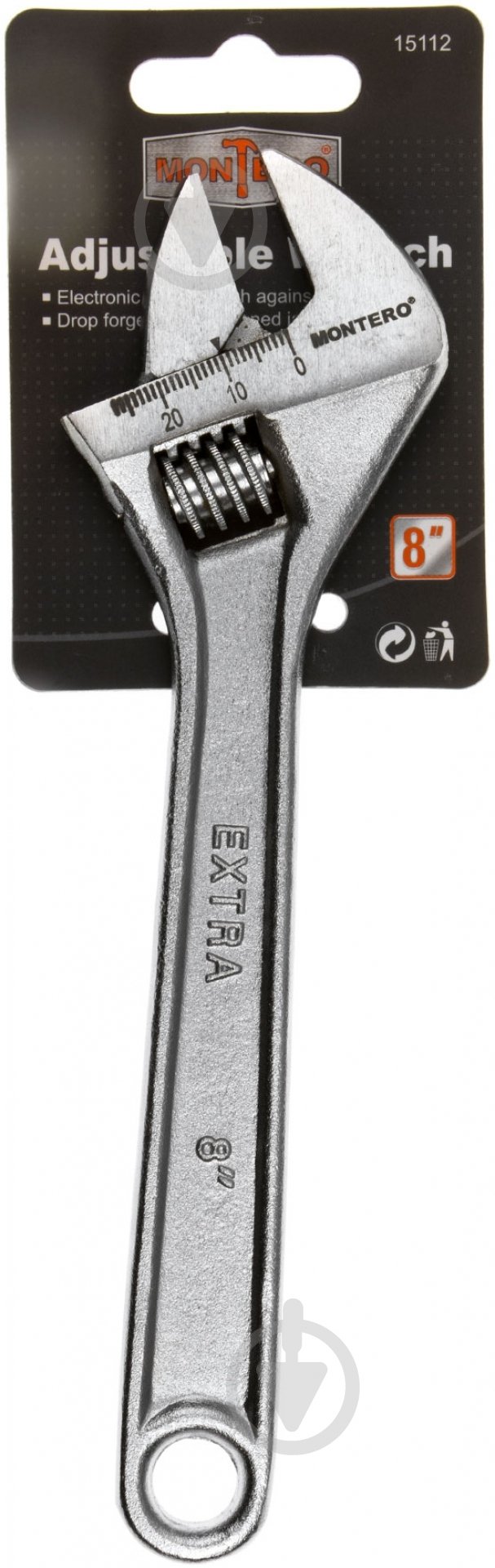 Ключ разводной  Montero 15112 - фото 2