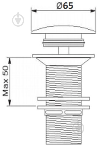 Донный клапан NEWARC 740773E - фото 4