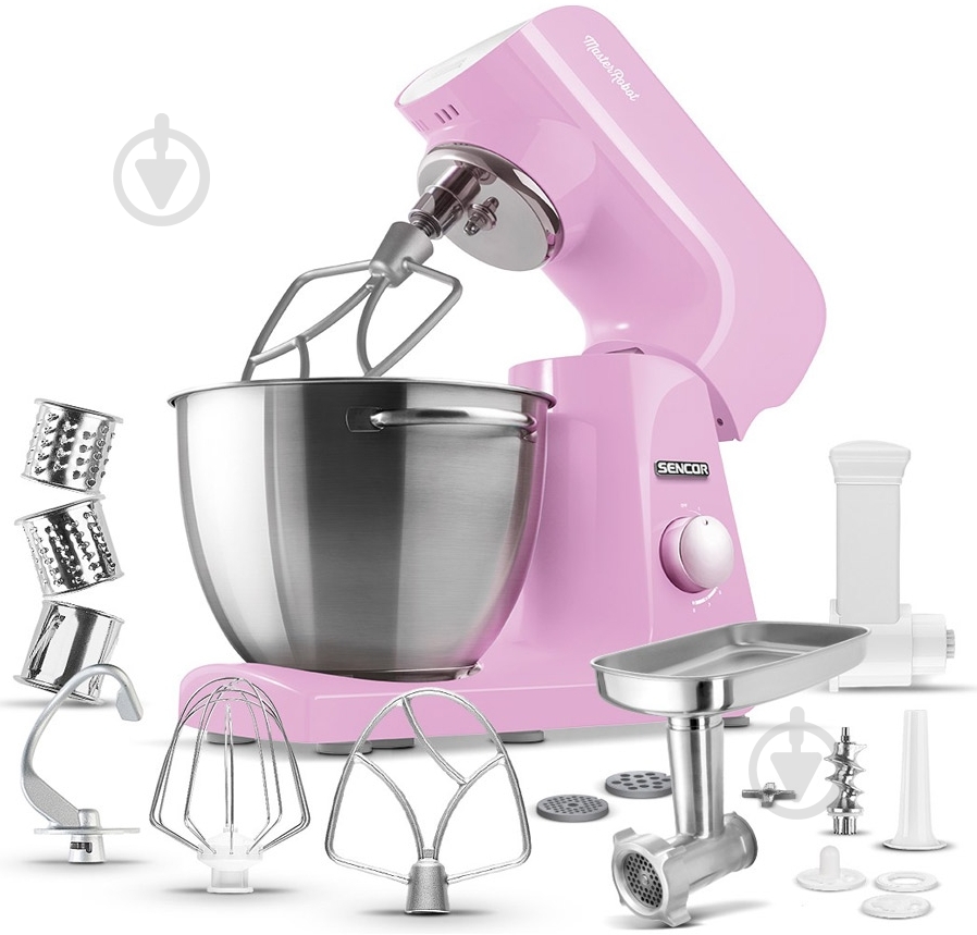 Кухонная машина Sencor STM48RS - фото 1 Кухонная машина Sencor STM48RS - фото 1