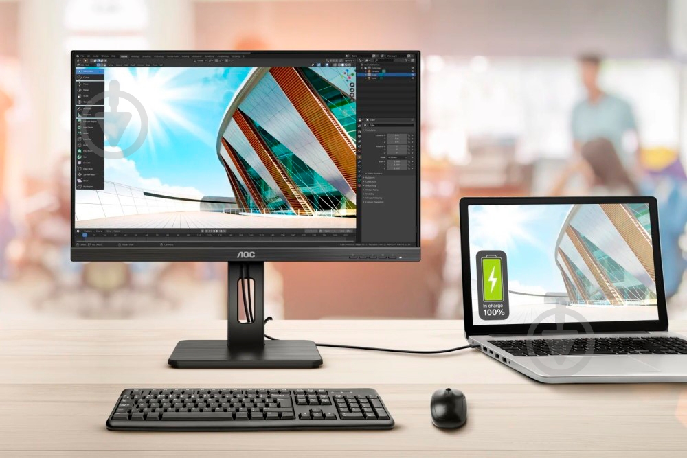 Монитор AOC 27" (27P2C) - фото 8