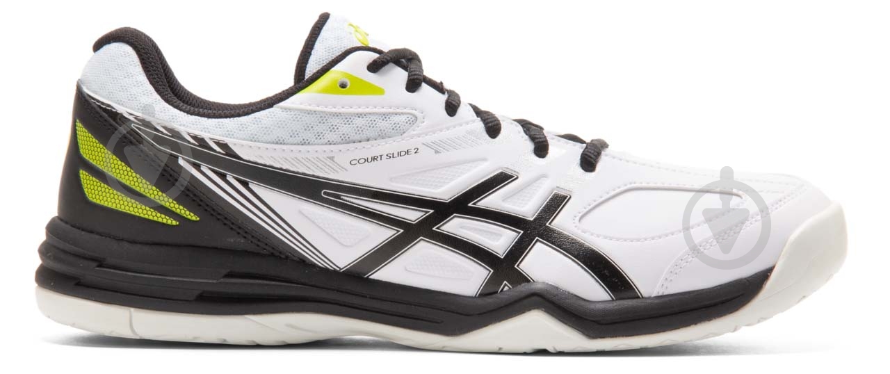 Кроссовки мужские Asics COURT SLIDE 2 1041A194-100 р.42,5 белые - фото 1