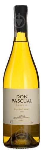 Вино Don Pascual виноградне натуральне сухе біле Шардоне Резерв 0,75 л - фото 1 Вино Don Pascual виноградне натуральне сухе біле Шардоне Резерв 0,75 л - фото 1