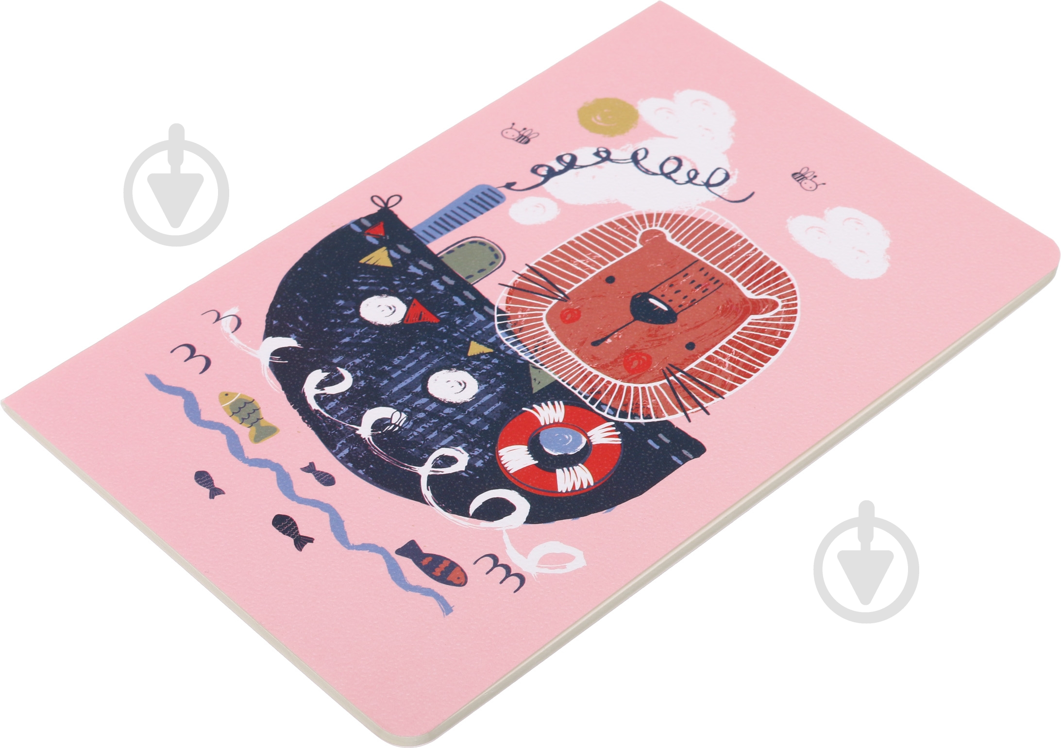 Блокнот Лев в отпуске 1 13,5х20,5 см Mikirei - фото 1