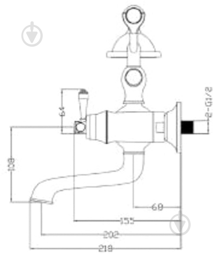 Смеситель для ванны NEWARC Pera 961513 - фото 6 Смеситель для ванны NEWARC Pera 961513 - фото 6