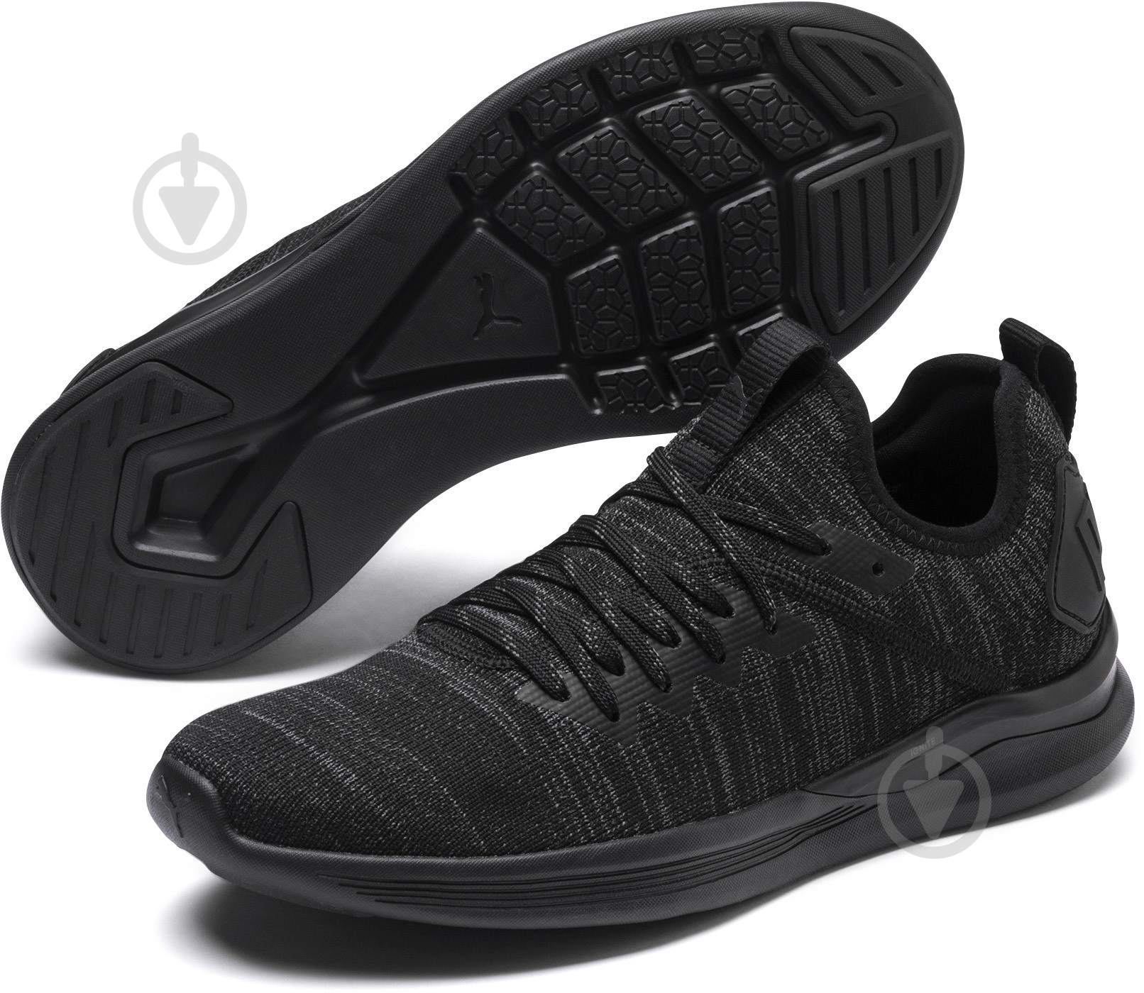 Кроссовки женские весенние Puma IGNITE Flash evoKNIT 19051105 р.36 черные - фото 2