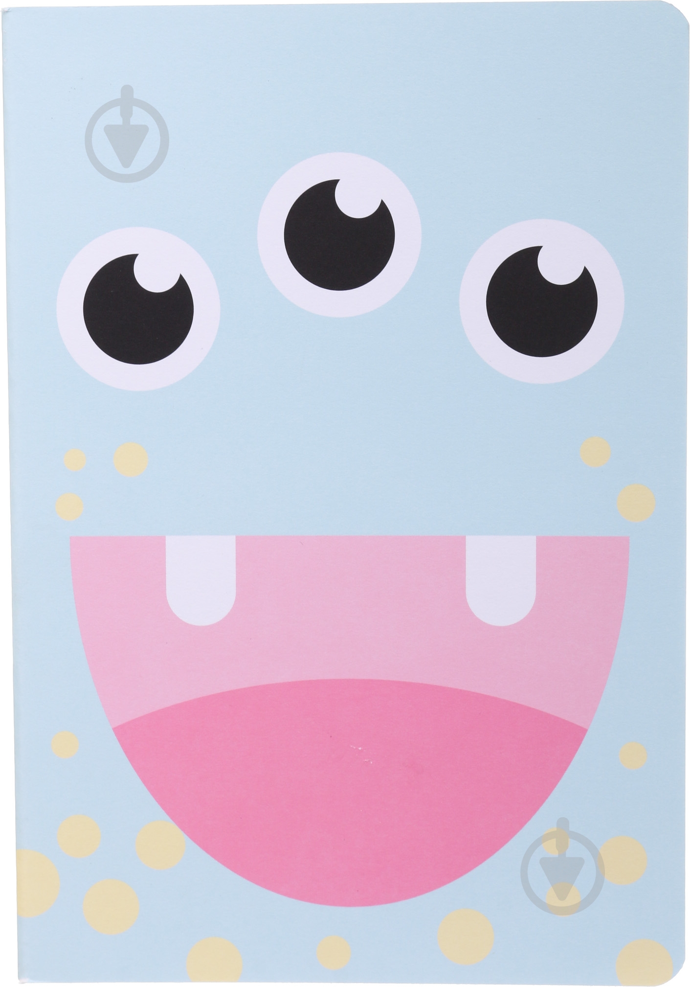 Блокнот Cute monster 3 блакитний 14,5x21 см - фото 2