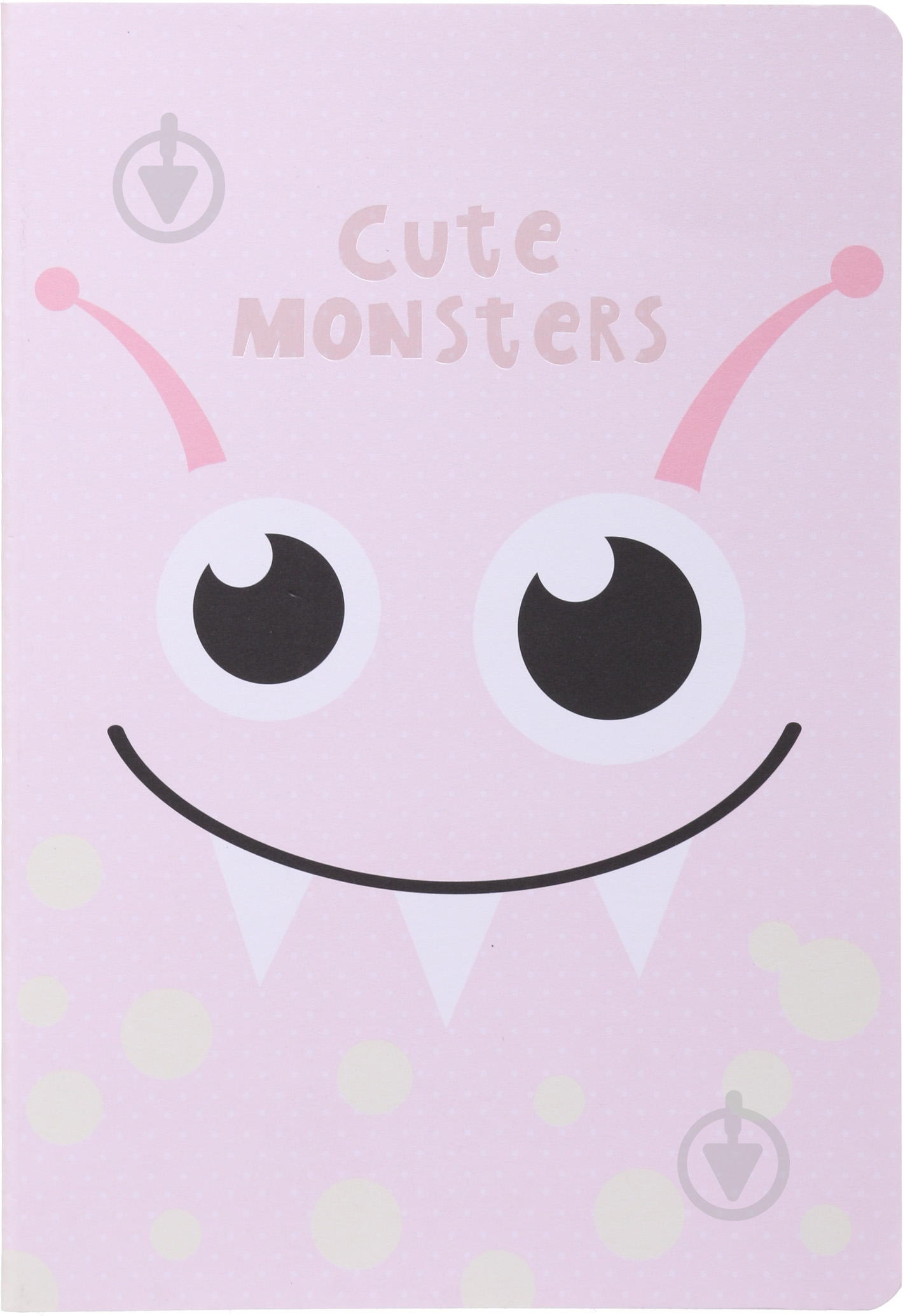 Блокнот Cute monster 1 розовый 14,5x21 см - фото 2