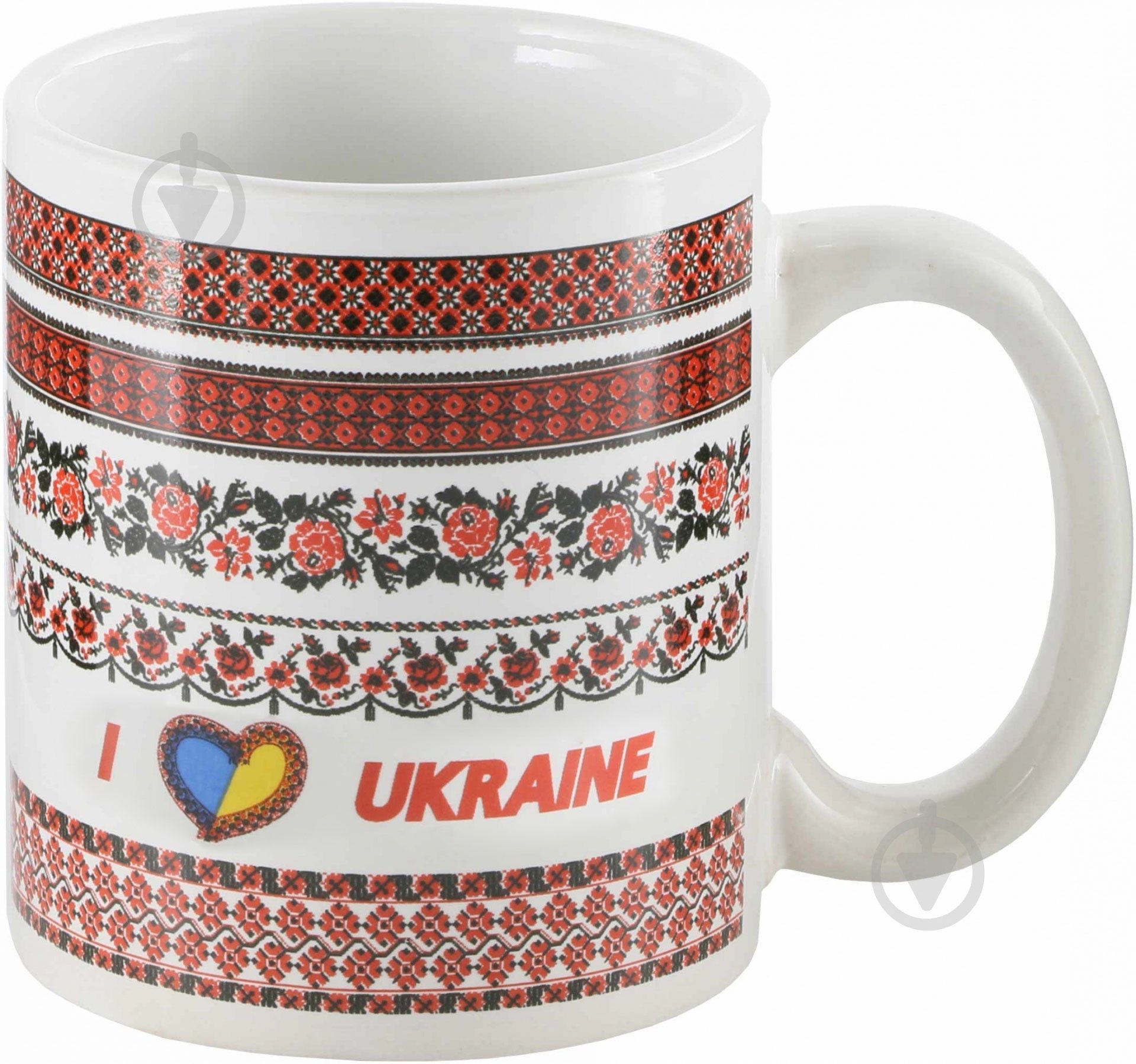 Чашка Оселя Я люблю Украину 330 мл - фото 1