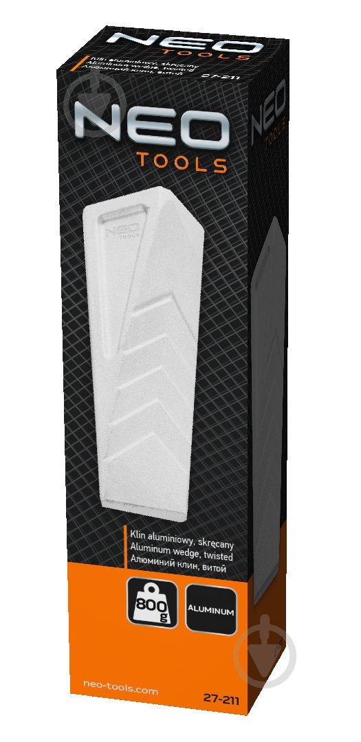Клин NEO tools алюминиевый скрученный 800 г (27-211) - фото 6