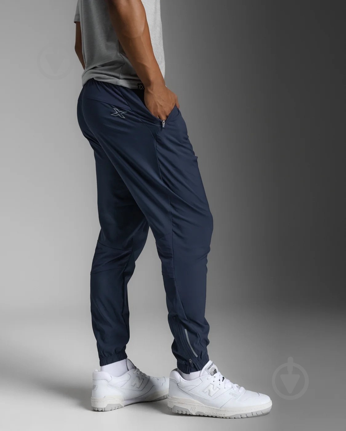 Штани 2XU Aero Woven Jogger MR7210b_MDN/SRF р. S синій - фото 3