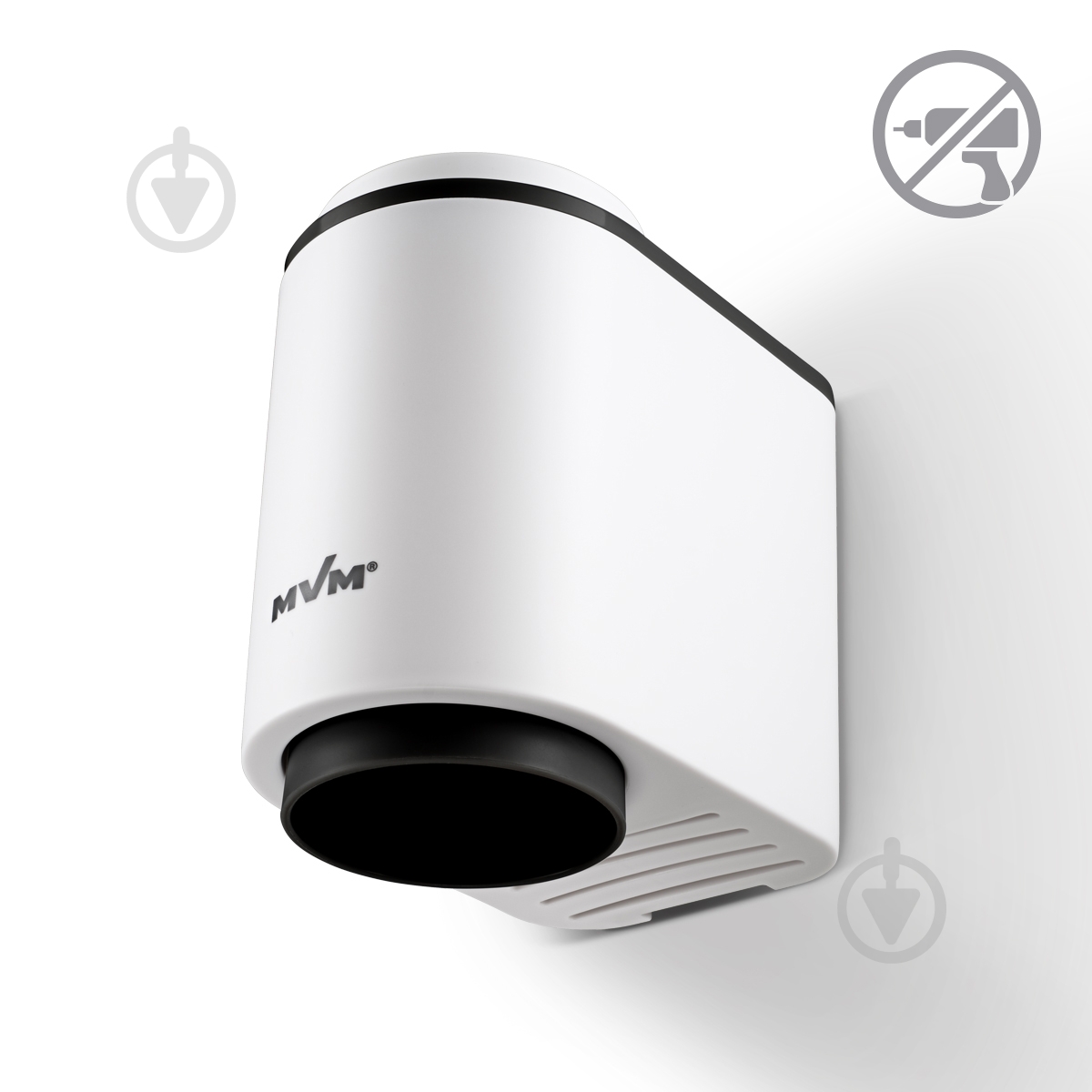 Стакан для зубных щеток MVM BP-20 white/black - фото 2