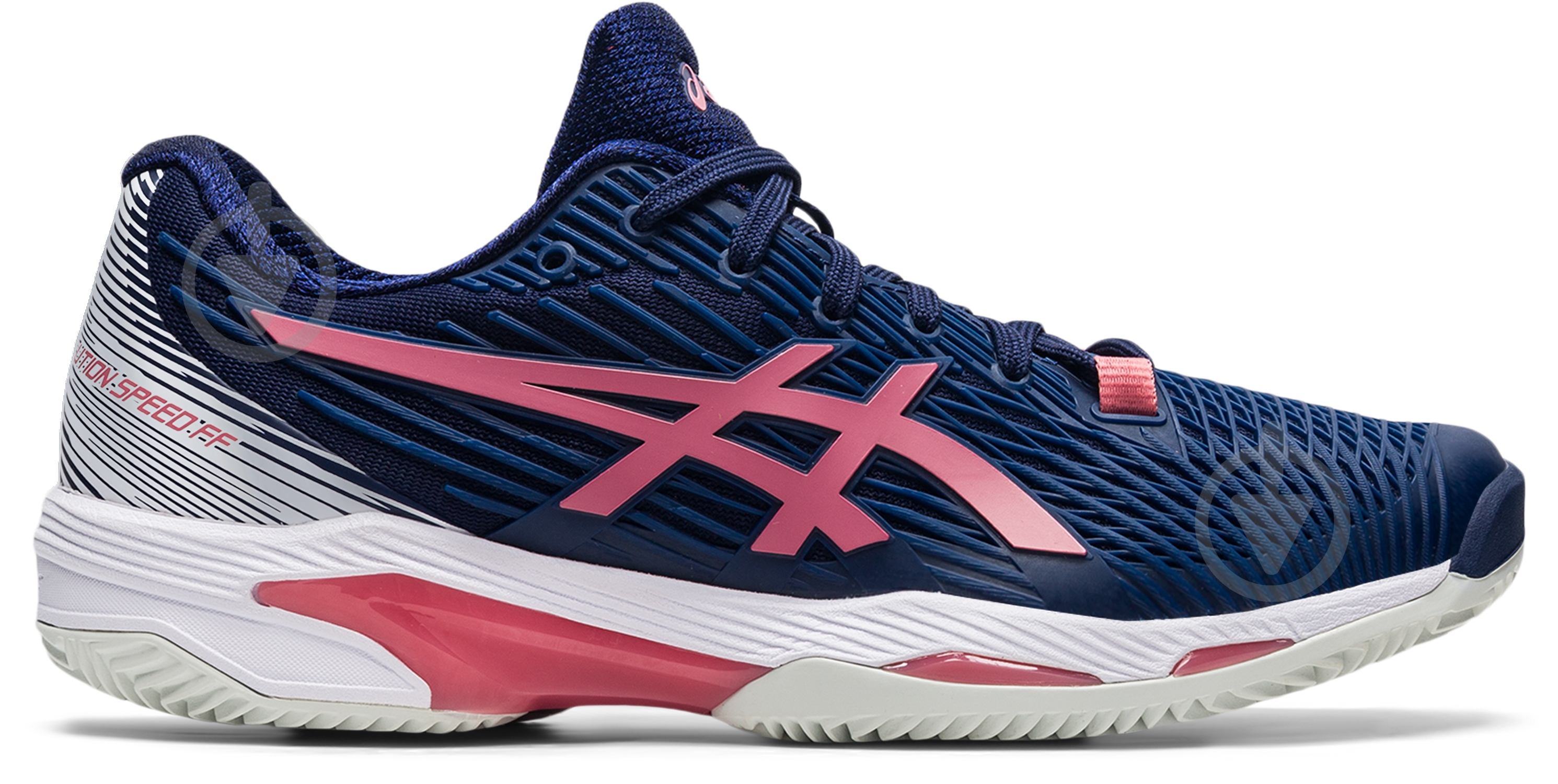 Кросівки жіночі Asics SOLUTION SPEED FF 2 CLAY 1042A134-402 р.39,5 темно-сині - фото 1
