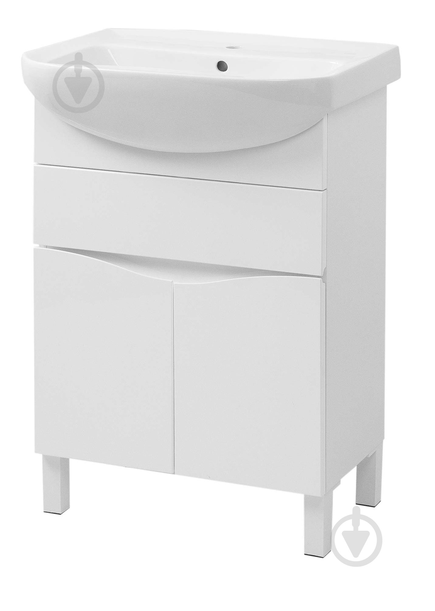 Тумба напольная Сансервіс Smile New-60 с умывальником Proxy 60 - фото 1 Тумба напольная Сансервіс Smile New-60 с умывальником Proxy 60 - фото 1