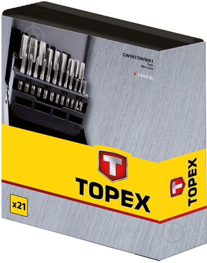 Набор метчиков Topex 21 шт. 14A430 - фото 2