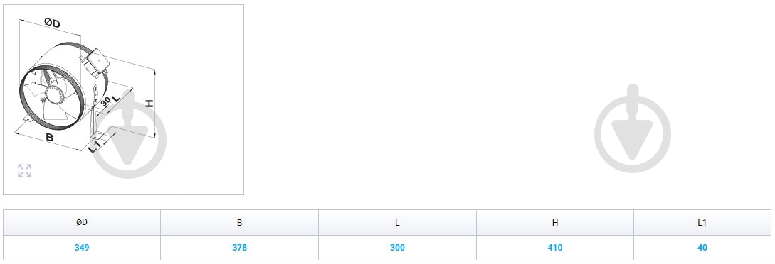 Вентилятор осевой Вентс ОВП 4Е 350 - фото 2 Вентилятор осевой Вентс ОВП 4Е 350 - фото 2