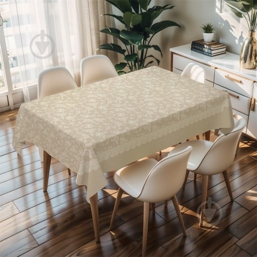 Скатерть Прованс PW195-R7-1 137x200 см бежевый Dariana - фото 1 Скатерть Прованс PW195-R7-1 137x200 см бежевый Dariana - фото 1