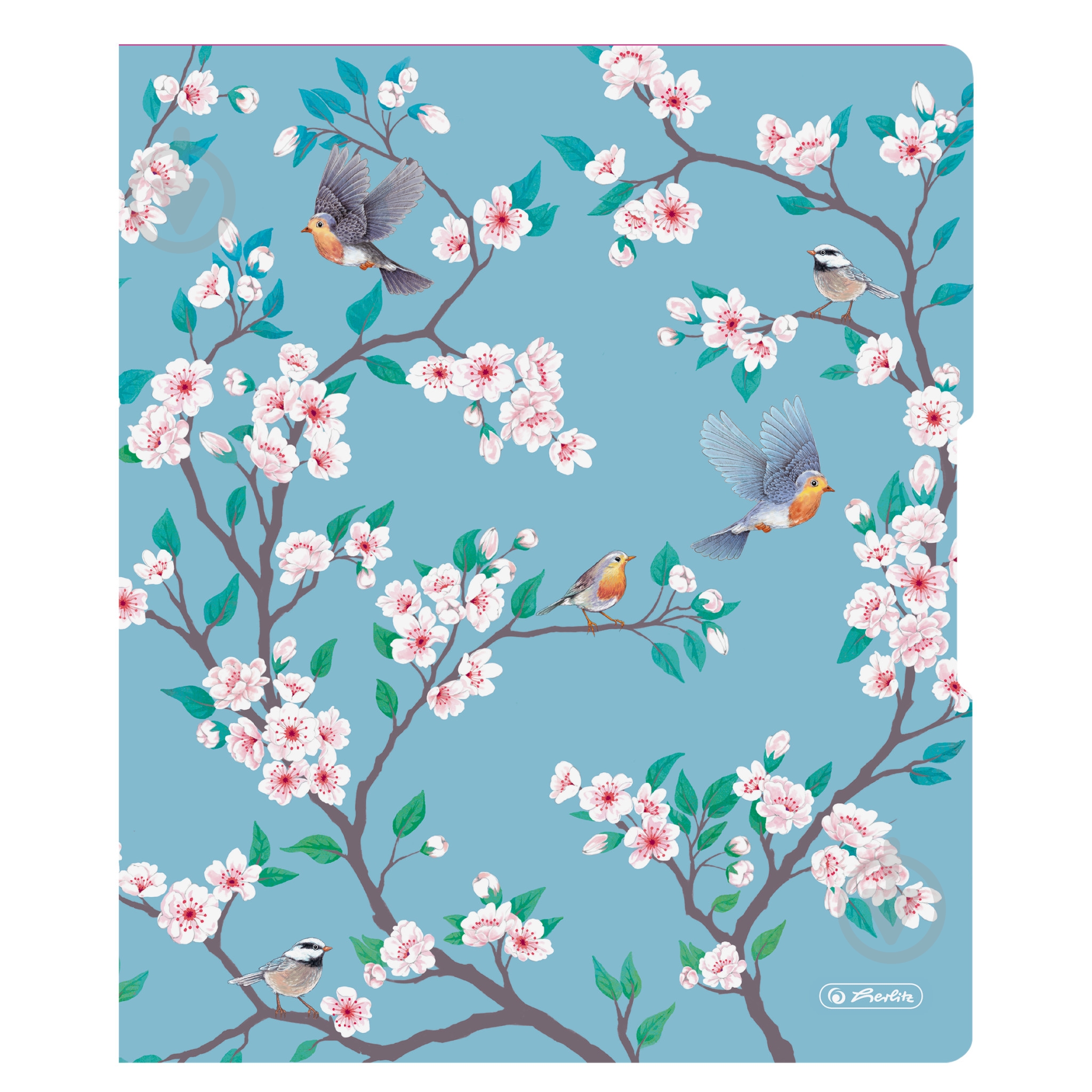 Папка-реєстратор на кільцях Ladylike Birds А4 16 мм 50021628 Herlitz - фото 4