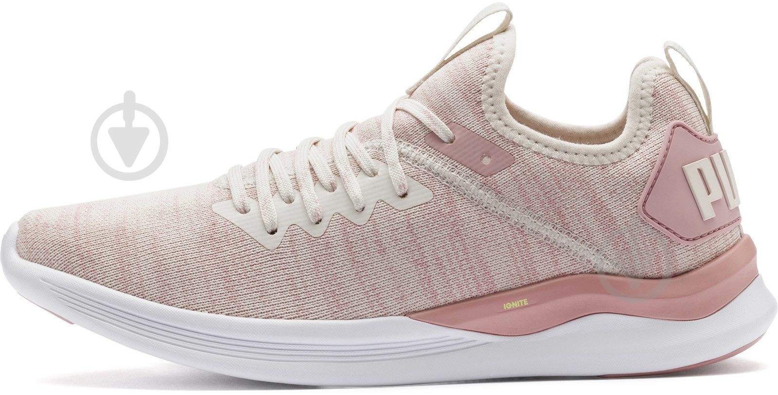 Кроссовки женские весенние Puma IGNITE Flash evoKNIT 19051118 р.36 розовые - фото 1