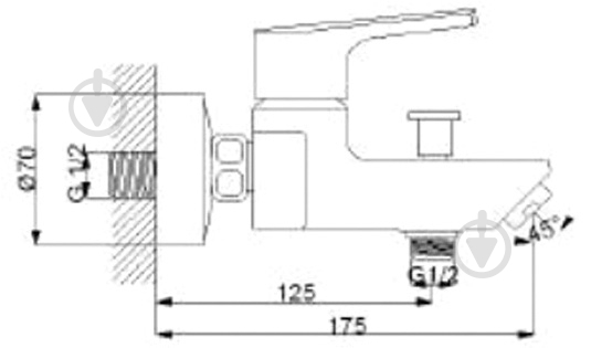 Смеситель для ванны NEWARC Newart 150511 - фото 7