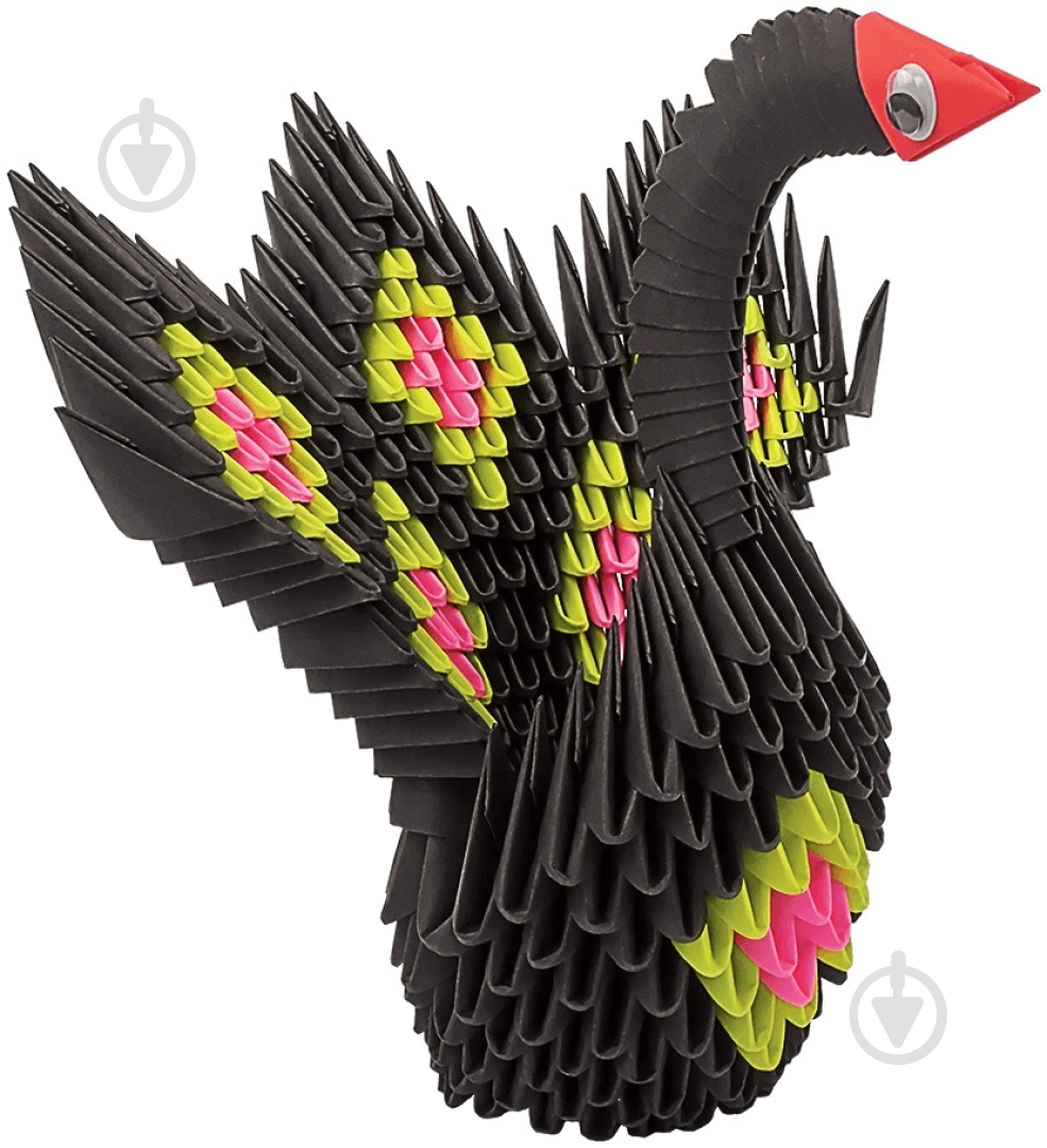 Модульное оригами «Лебедь-принцесса черная» - фото 2 Модульное оригами «Лебедь-принцесса черная» - фото 2