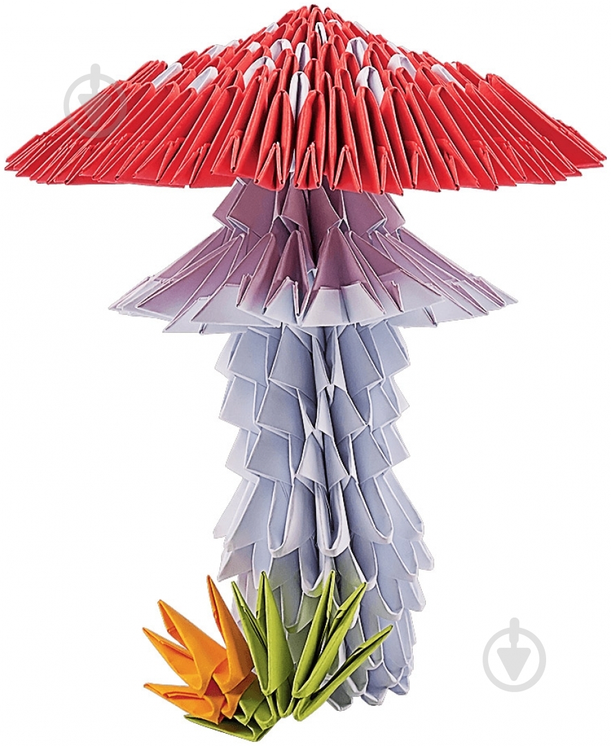 Модульное оригами «Мухомор» - фото 2