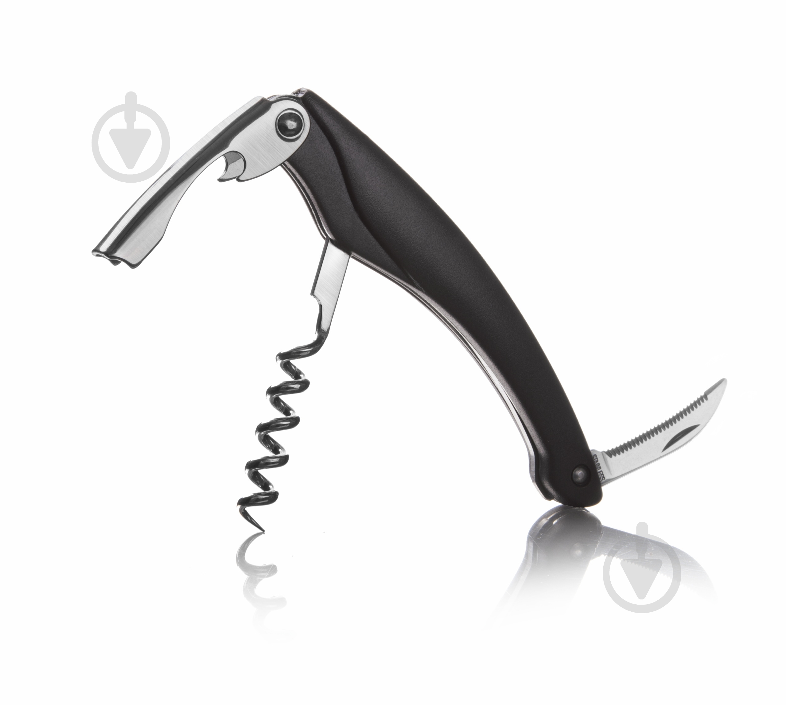 Штопор Vacu Vin WAITER'S CORKSCREW BLACK - фото 1 Штопор Vacu Vin WAITER'S CORKSCREW BLACK - фото 1