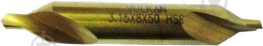 Сверло Vulkan HSS-TiN 3,15 8 мм центрирующее 1 шт. 17632 - фото 1