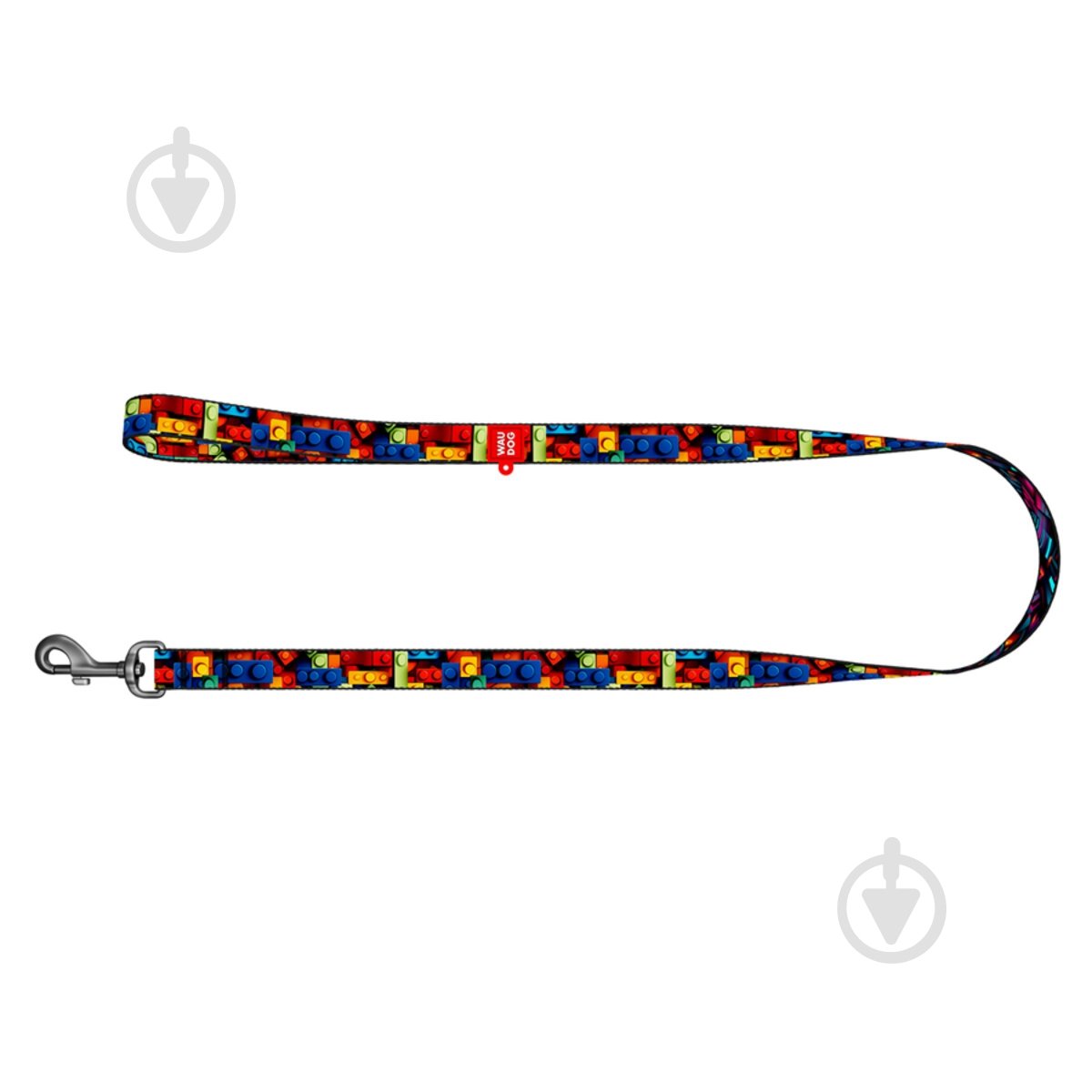 Поводок Waudog Nylon рисунок "Блоки" L-XXL Ш25 мм Д300 см - фото 2 Поводок Waudog Nylon рисунок "Блоки" L-XXL Ш25 мм Д300 см - фото 2