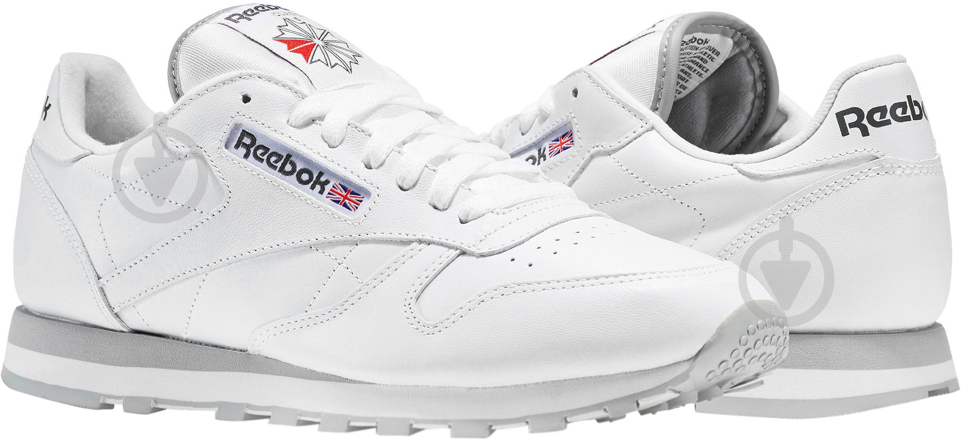 Кроссовки мужские зимние Reebok CL LTHR 2214 р.50 белые - фото 1 Кроссовки мужские зимние Reebok CL LTHR 2214 р.50 белые - фото 1