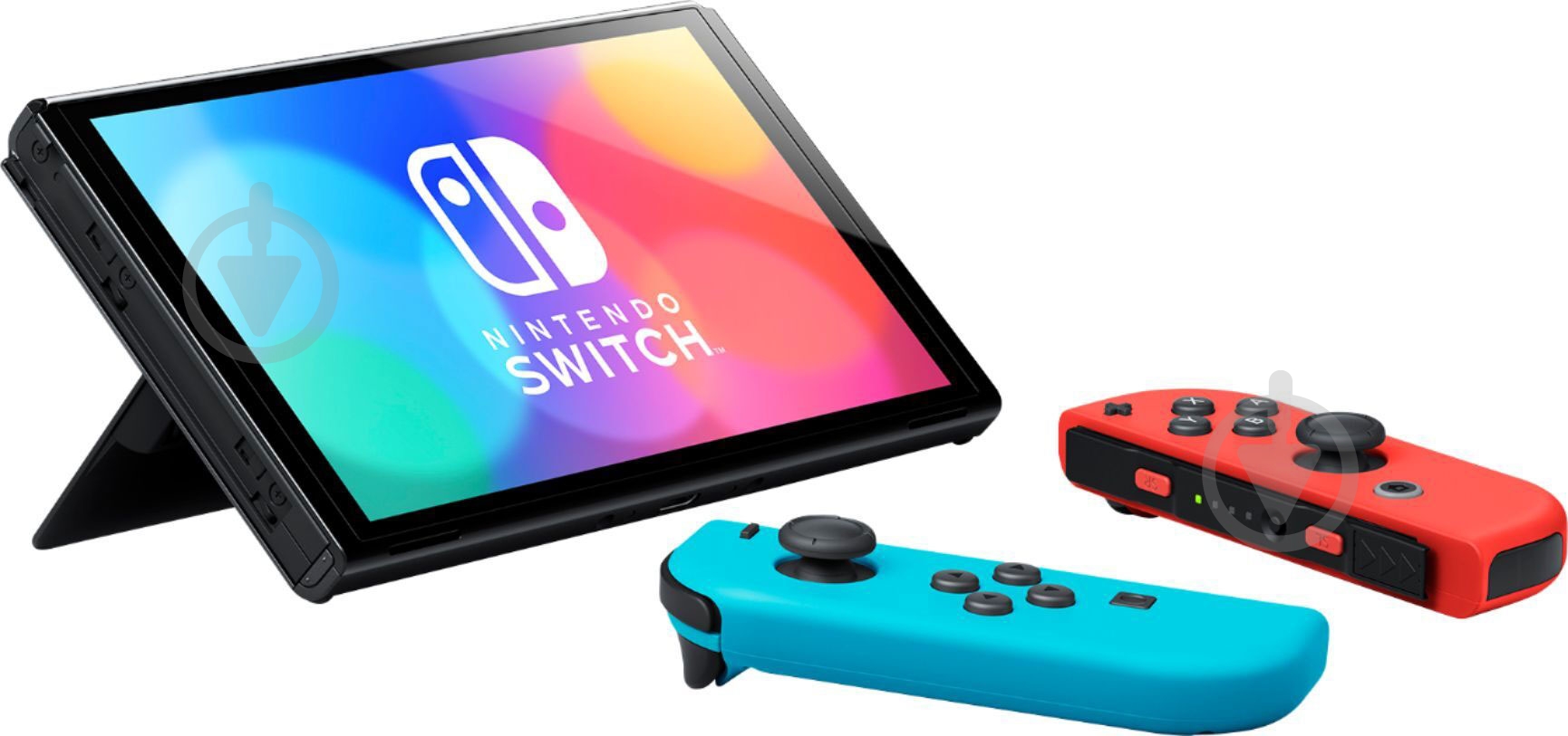 Игровая консоль NINTENDO Switch OLED (45496883409) blue/red - фото 3 Игровая консоль NINTENDO Switch OLED (45496883409) blue/red - фото 3