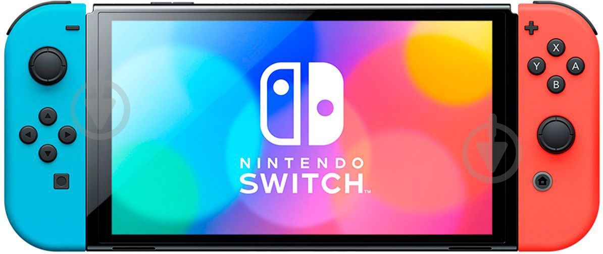 Игровая консоль NINTENDO Switch OLED (45496883409) blue/red - фото 1 Игровая консоль NINTENDO Switch OLED (45496883409) blue/red - фото 1