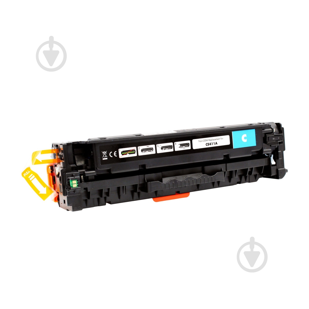 Картридж лазерный Static Control восстановленный HP CE411A (305A) cyan синий - фото 2 Картридж лазерный Static Control восстановленный HP CE411A (305A) cyan синий - фото 2