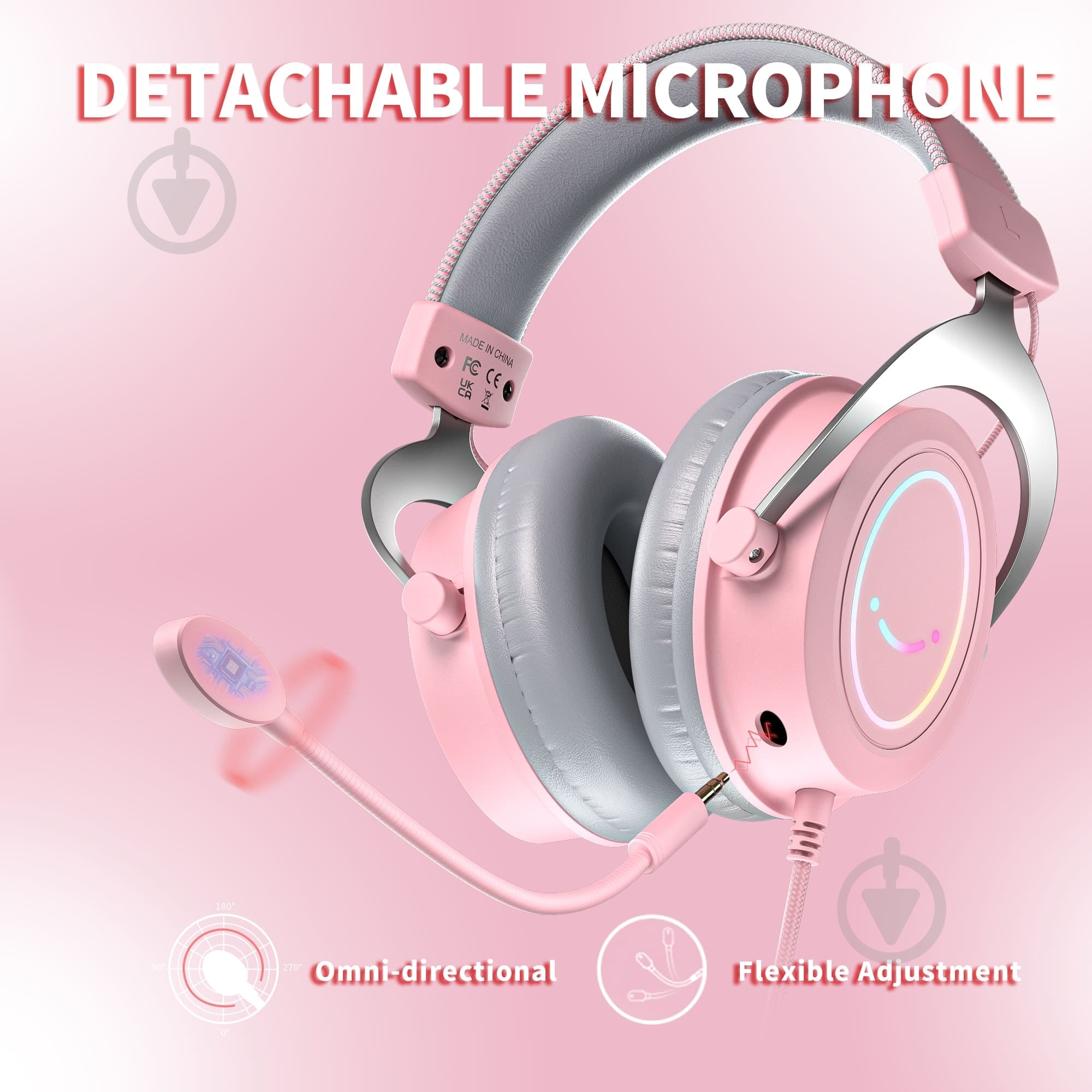 Наушники FIFINE H3P pink (H3P) - фото 2