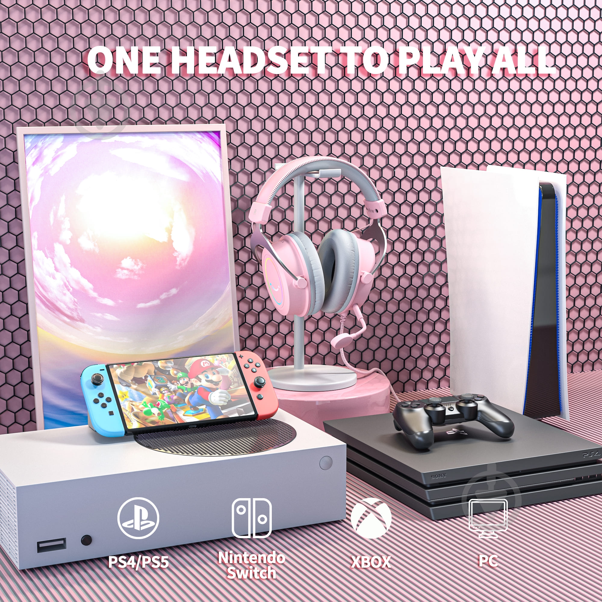 Наушники FIFINE H3P pink (H3P) - фото 5