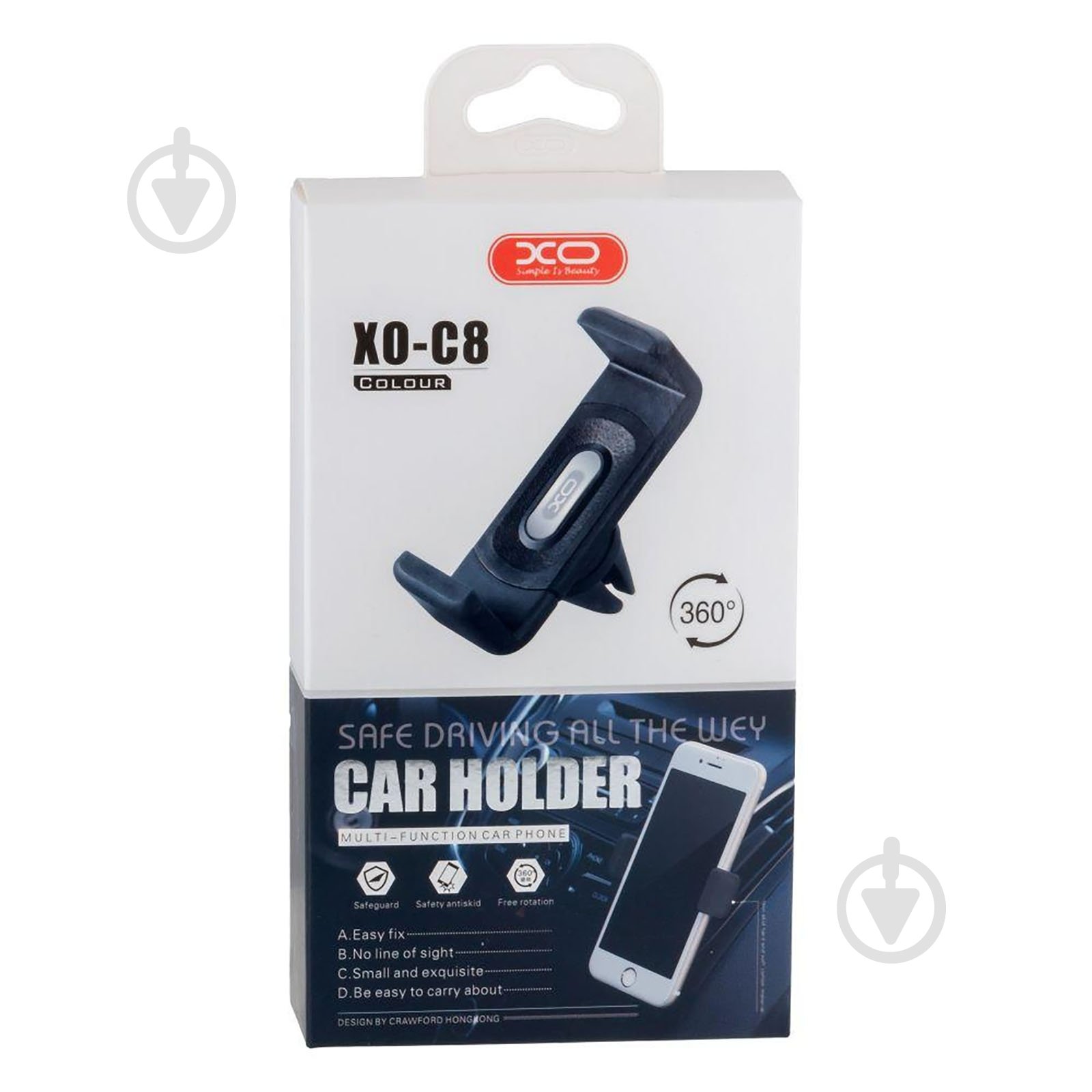 Автодержатель для телефона C8 black black - фото 3 Автодержатель для телефона C8 black black - фото 3