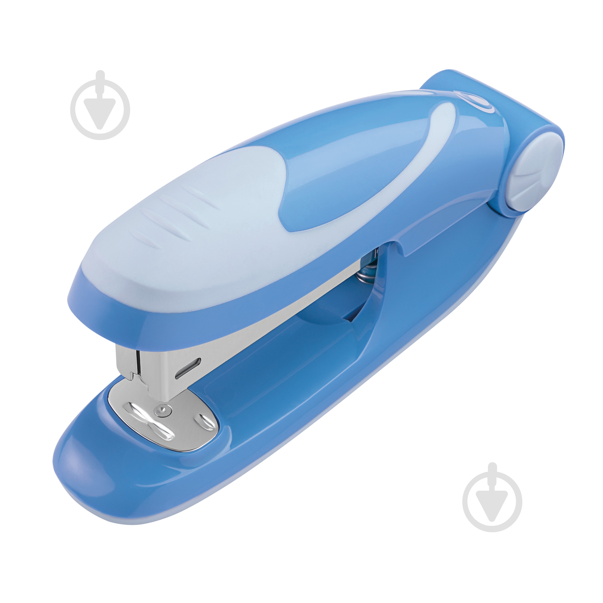Степлер Ergonomic №24/6 25 лист. голубой 50025459 Herlitz - фото 1 Степлер Ergonomic №24/6 25 лист. голубой 50025459 Herlitz - фото 1