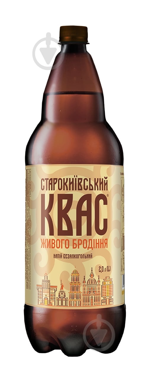 Квас Старокиївський живого брожения 2л 2 л - фото 1