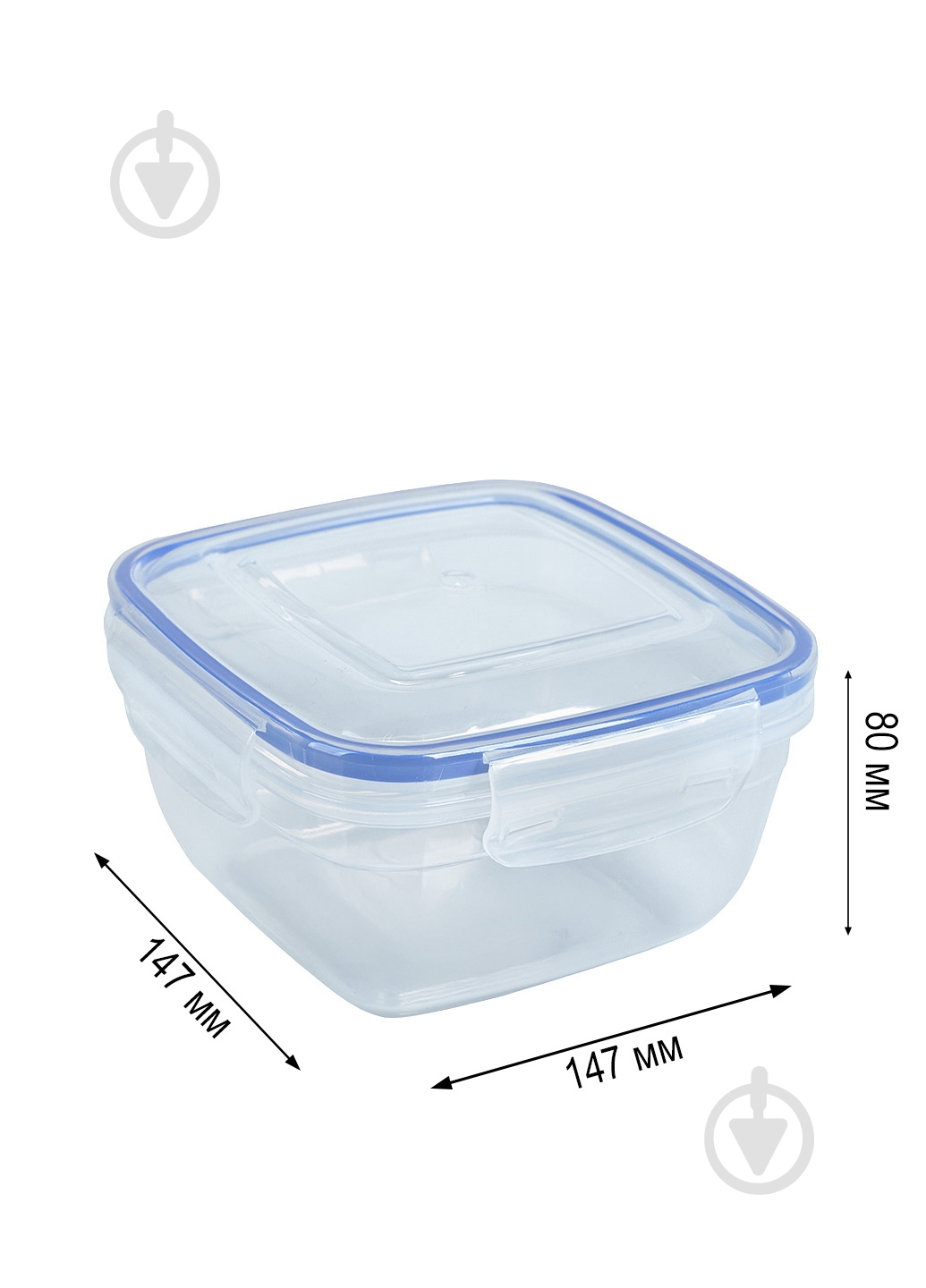 Контейнер пищевой Stars Plast 900 мл - фото 2