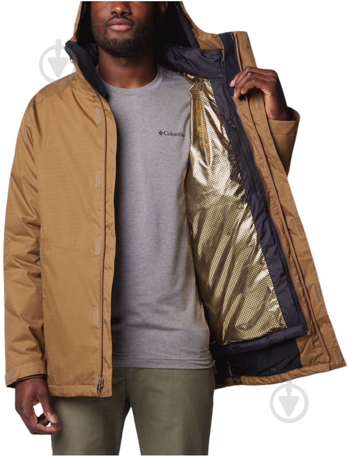Куртка Columbia Harbor Omni-Heat Infinity 2090162-257 р.S коричнева - фото 5 Куртка Columbia Harbor Omni-Heat Infinity 2090162-257 р.S коричнева - фото 5