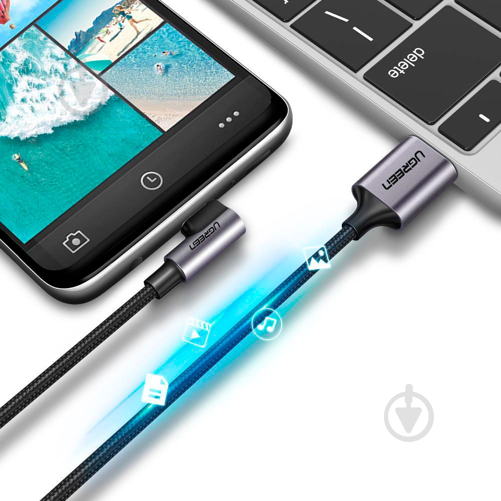 Кабель UGREEN US284 USB - Type-C 1 м черный (50941) - фото 3 Кабель UGREEN US284 USB - Type-C 1 м черный (50941) - фото 3