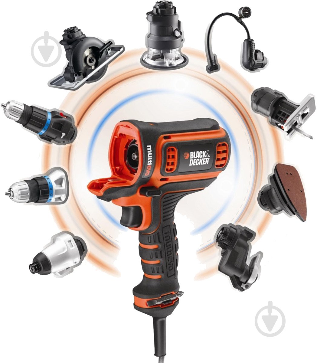 Шуруповерт сетевой Black+Decker Multievo™ MT350K - фото 2