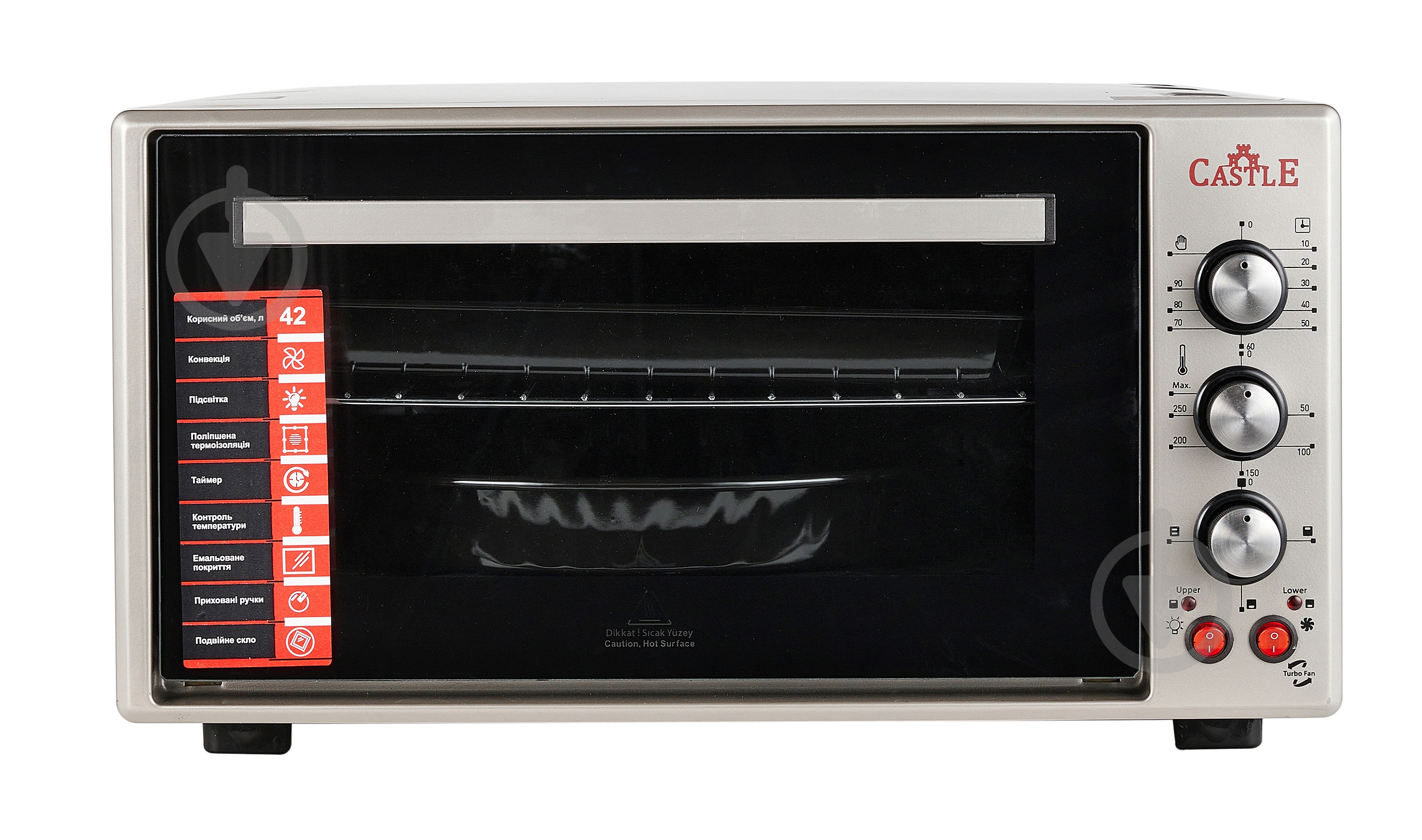 ВИТРИНА! Электрическая печь Castle CPE-50G - фото 2 ВИТРИНА! Электрическая печь Castle CPE-50G - фото 2