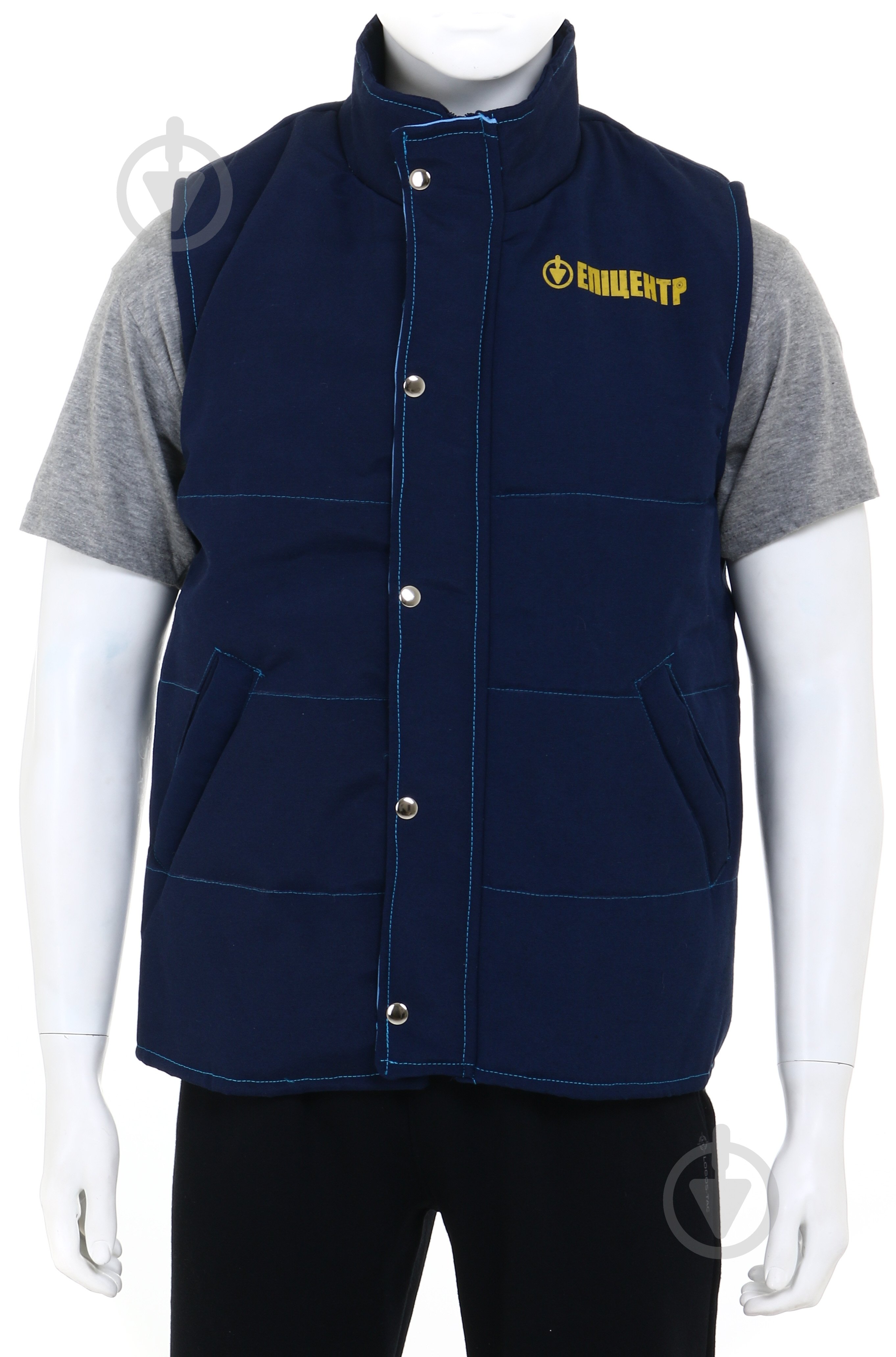 Жилет утепленный L синий - фото 1 Жилет утепленный L синий - фото 1