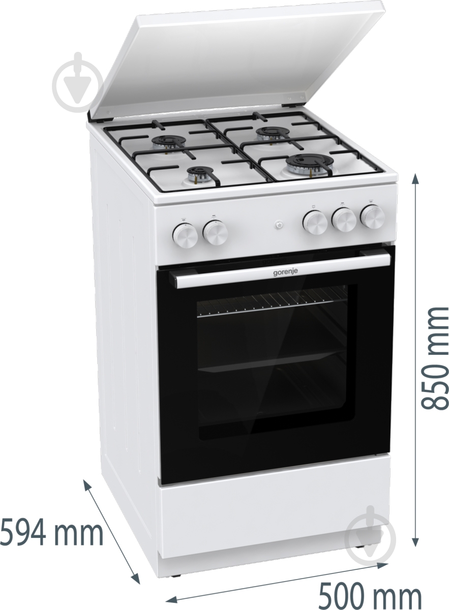 Плита газовая Gorenje GG5A14WJ - фото 14
