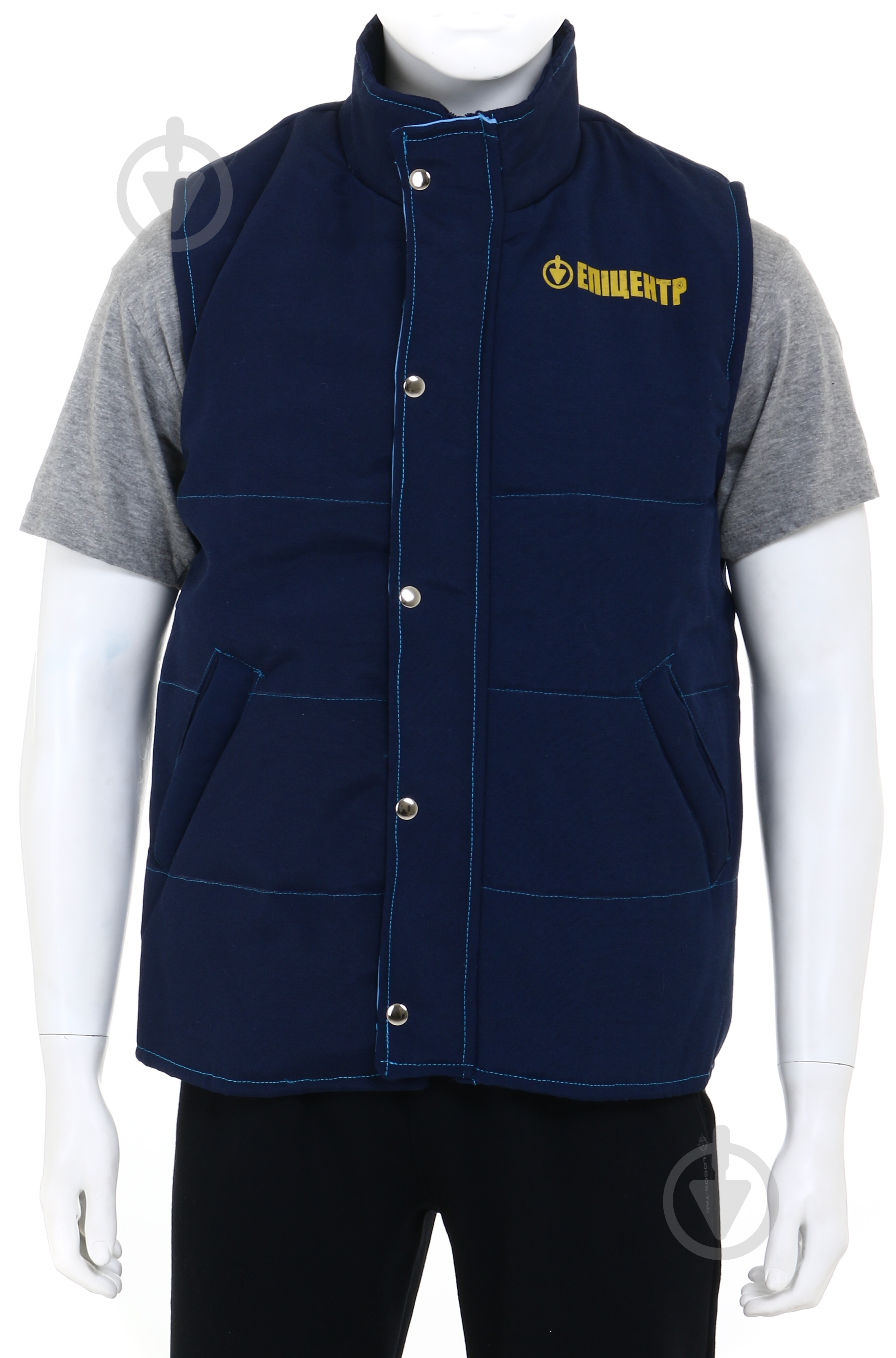 Жилет утепленный XXXL синий - фото 1 Жилет утепленный XXXL синий - фото 1