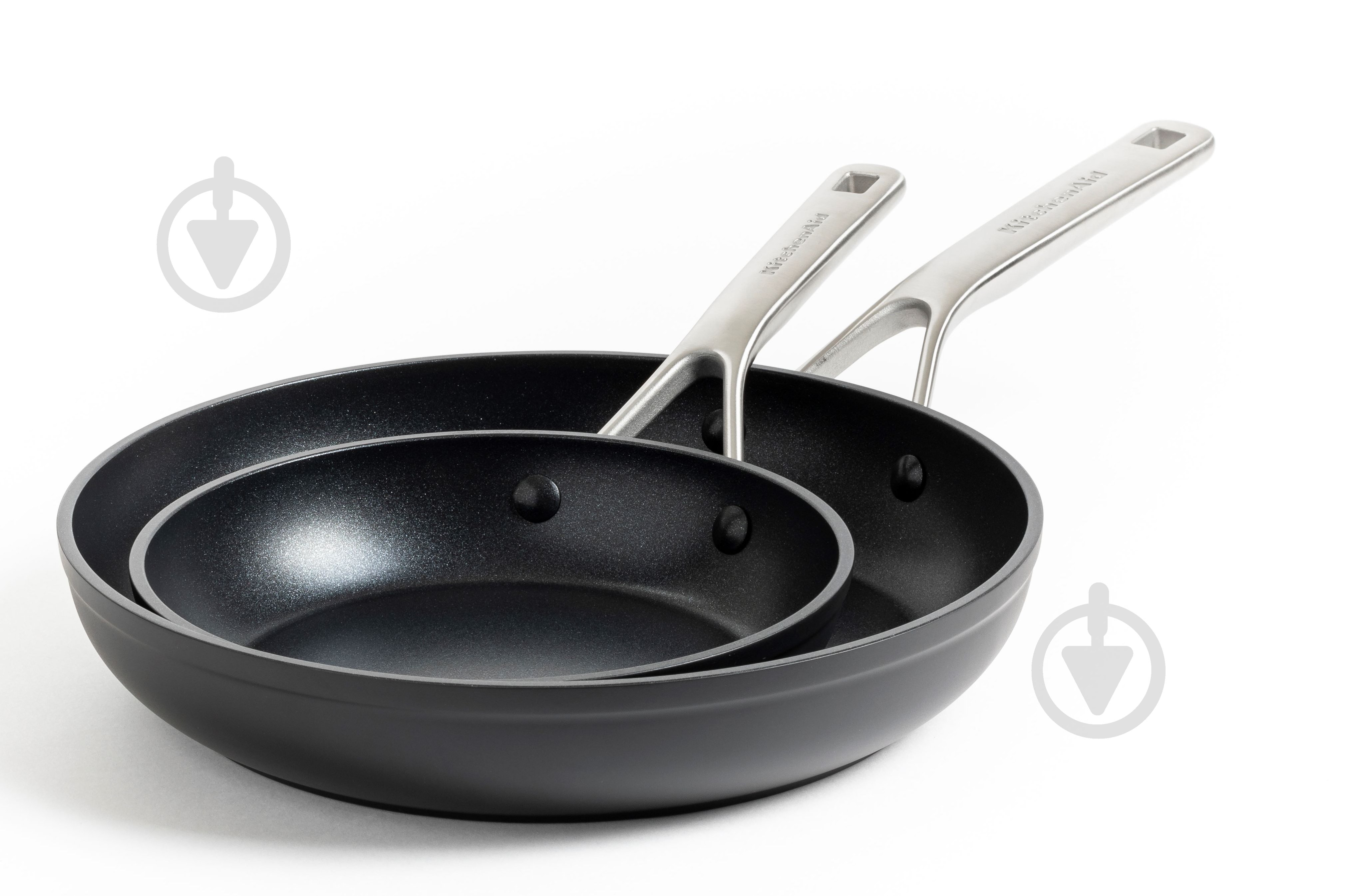 Набір сковорід KitchenAid FHA 20+28 см (CC005698-001) - фото 1