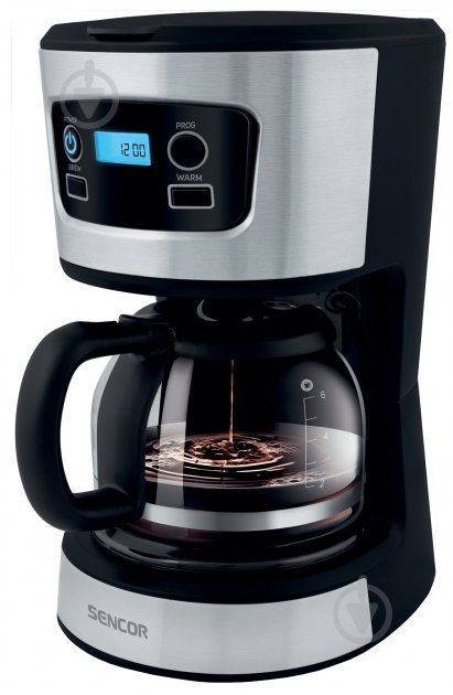 Кофеварка капельная Sencor SCE 3700BK - фото 1 Кофеварка капельная Sencor SCE 3700BK - фото 1