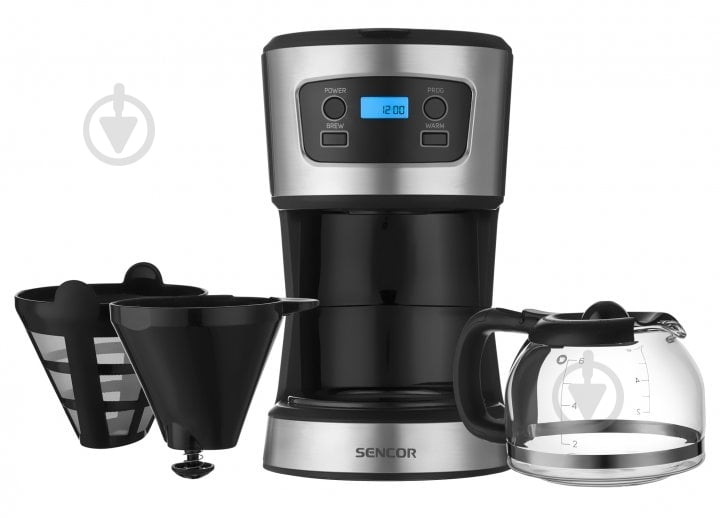 Кофеварка капельная Sencor SCE 3700BK - фото 2 Кофеварка капельная Sencor SCE 3700BK - фото 2