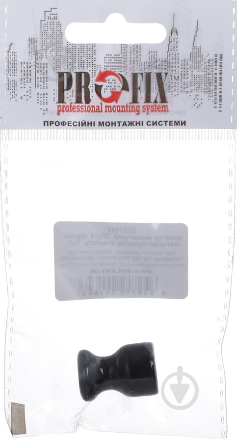 Изолятор Profix 22x16 черный - фото 1
