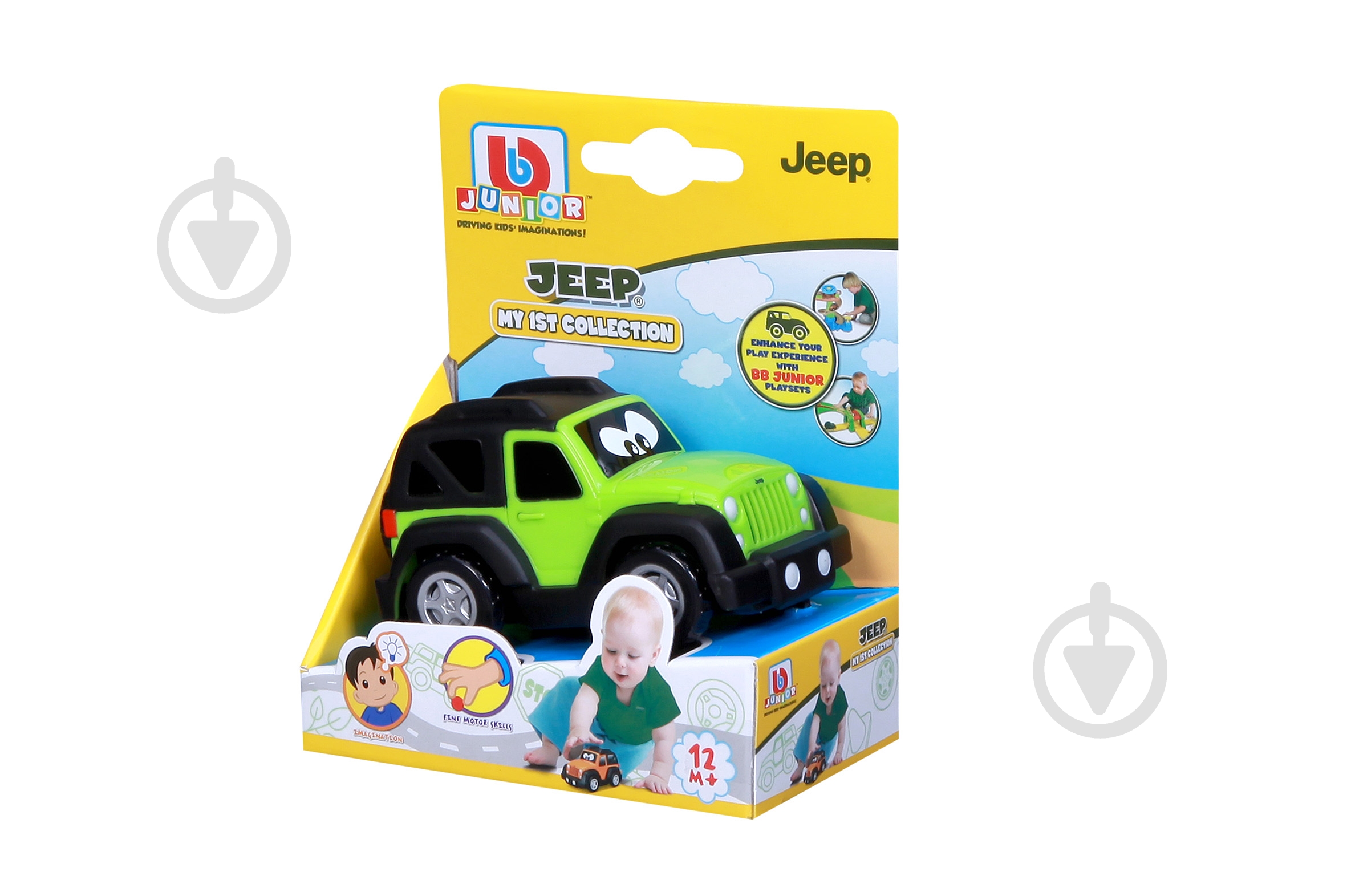 Машинка Bb Junior Jeep 16-85121 green - фото 2 Машинка Bb Junior Jeep 16-85121 green - фото 2